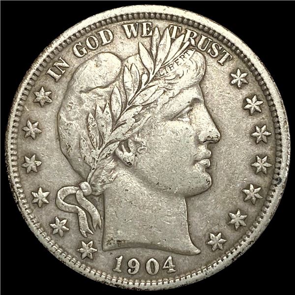 1904 Barber Half Dollar CLOSELY UNCIRCULATED
