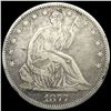 Image 1 : 1877-S Seated Liberty Half Dollar ABOUT UNC