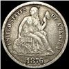 Image 1 : 1876-CC Seated Liberty Dime NEARLY UNCIRCULATED