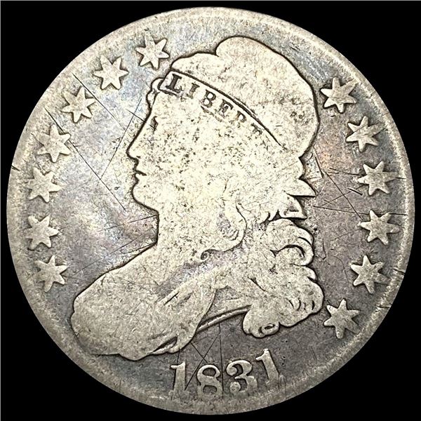 1831 Capped Bust Half Dollar NICELY CIRCULATED