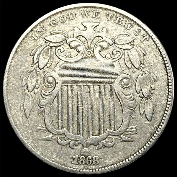 1868 Shield Nickel CLOSELY UNCIRCULATED