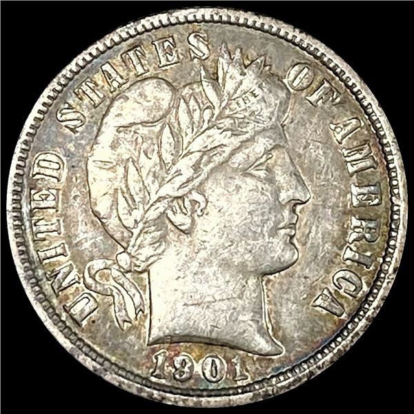 1901-O Barber Dime CLOSELY UNCIRCULATED