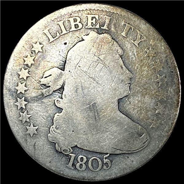 1805 Draped Bust Half Dollar NICELY CIRCULATED