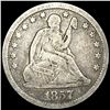 Image 1 : 1857 Seated Liberty Quarter NICELY CIRCULATED