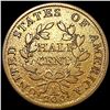 Image 2 : 1804 Spike Chin Draped Bust Half Cent CLOSELY UNC