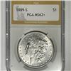 Image 1 : 1889-S Morgan Silver Dollar PGA-MS62+