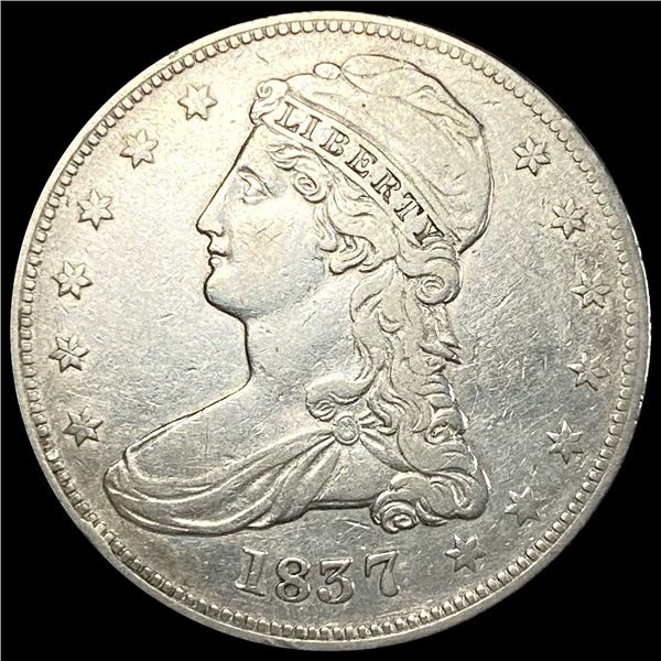 1837 Capped Bust Half Dollar CLOSELY UNCIRCULATED