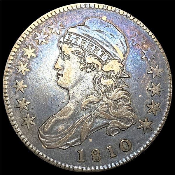 1810 Capped Bust Half Dollar LIGHTLY CIRCULATED