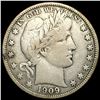 Image 1 : 1909 Barber Half Dollar LIGHTLY CIRCULATED