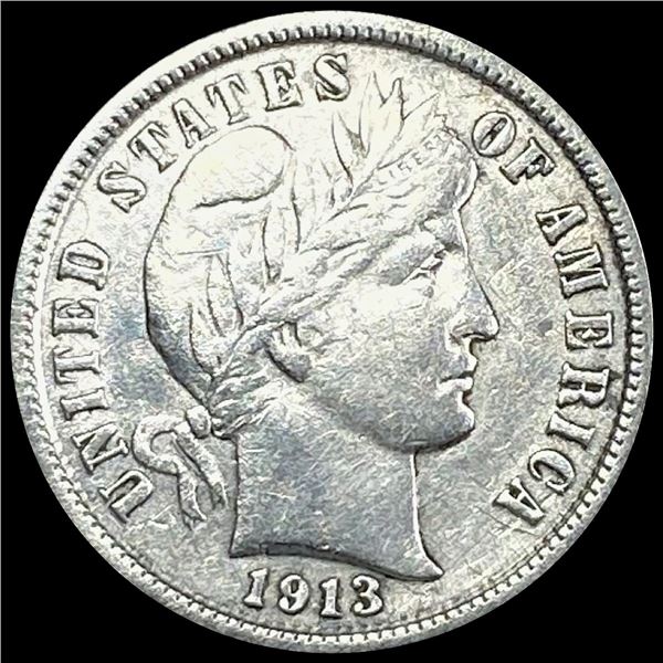 1913 Barber Dime UNCIRCULATED