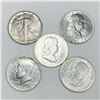 Image 1 : (5) Misc Half Dollars UNCIRCULATED