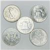 Image 2 : (5) Misc Half Dollars UNCIRCULATED