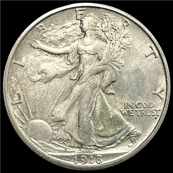 1918-S Walking Liberty Half Dollar UNCIRCULATED