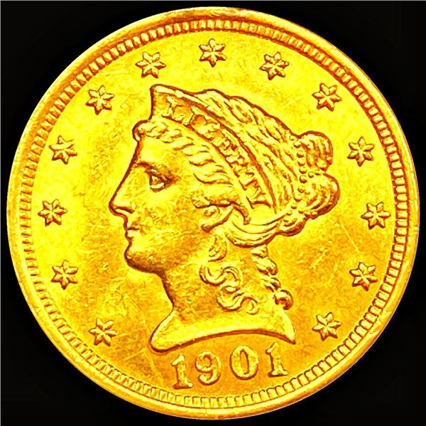 1901 $2.50 Gold Quarter Eagle UNCIRCULATED