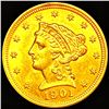 Image 1 : 1901 $2.50 Gold Quarter Eagle UNCIRCULATED
