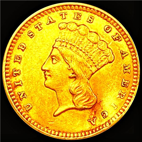 1857 Rare Gold Dollar UNCIRCULATED