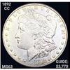 Image 1 : 1892-CC Morgan Silver Dollar CHOICE BU
