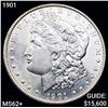 Image 1 : 1901 Morgan Silver Dollar UNCIRCULATED+