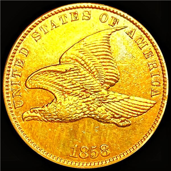 1858 Sml Letters Flying Eagle Cent UNCIRCULATED