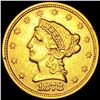 Image 1 : 1878-S $2.50 Gold Quarter Eagle UNCIRCULATED