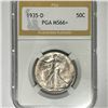 Image 1 : 1935-D Walking Liberty Half Dollar PGA-MS66+
