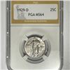 Image 1 : 1929-D Standing Liberty Quarter PGA-MS64