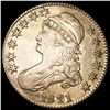 Image 1 : 1821 Capped Bust Half Dollar NEARLY UNCIRCULATED