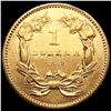 Image 2 : 1862 Rare Gold Dollar UNCIRCULATED