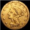 Image 1 : 1845 $2.50 Gold Quarter Eagle LIGHTLY CIRCULATED