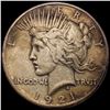 Image 1 : 1921 Silver Peace Dollar LIGHTLY CIRCULATED