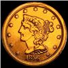 Image 1 : 1856 Braided Hair Half Cent CLOSELY UNCIRCULATED
