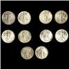Image 1 : (10) Walking Liberty Half Dollars UNCIRCULATED