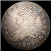 Image 1 : 1809 Capped Bust Half Dollar LIGHTLY CIRCULATED