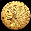 Image 1 : 1912 $2.50 Gold Quarter Eagle UNCIRCULATED