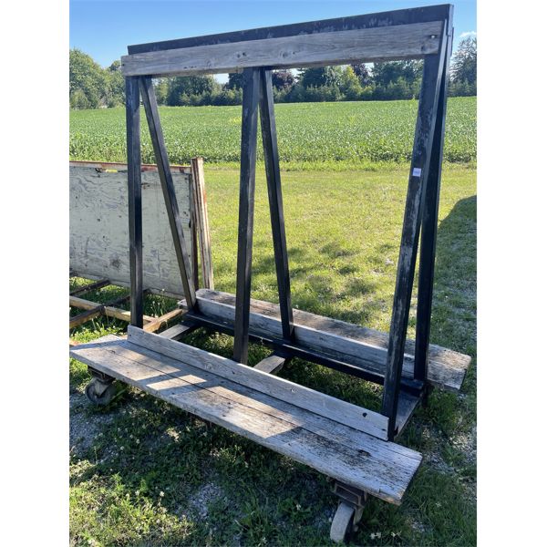 PORTABLE METAL STORAGE RACK - 5 FOOT 