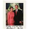 Image 1 : George and Laura Bush Signed Photograph