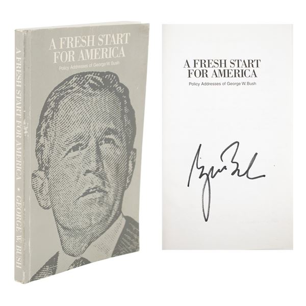 George W. Bush Signed Book