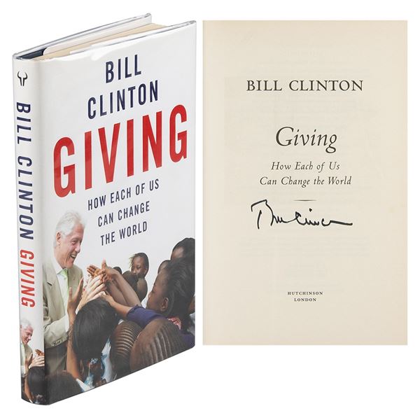 Bill Clinton Signed Book