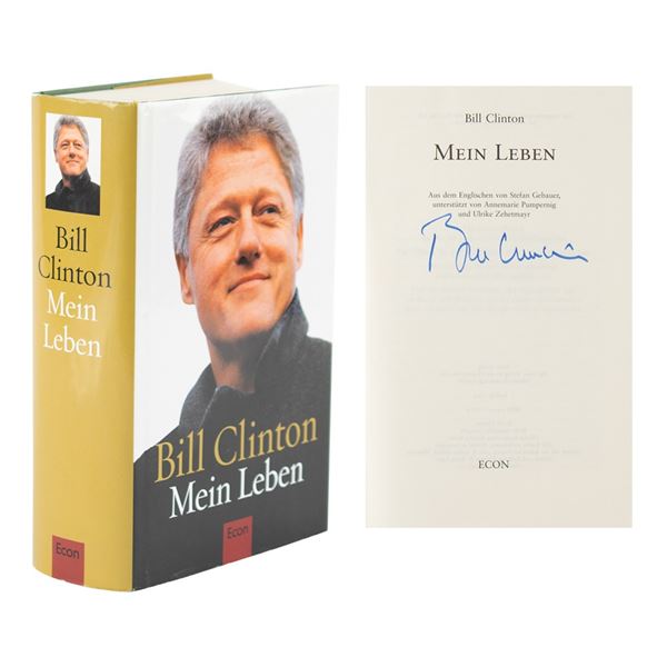 Bill Clinton Signed Book