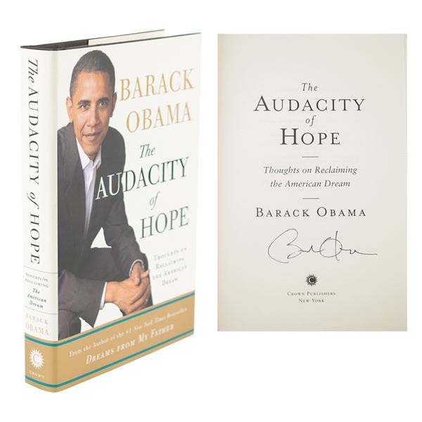 Barack Obama Signed Book