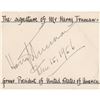 Image 1 : Harry S. Truman Signature