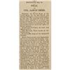 Image 2 : Aaron Burr Trial Newspaper