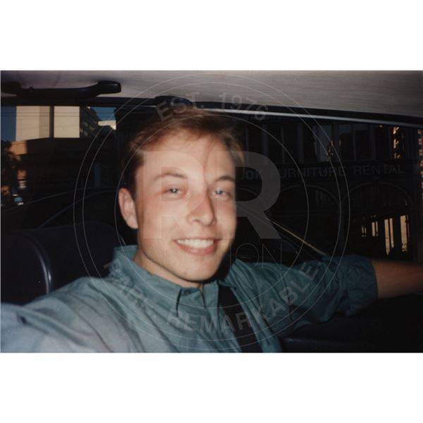 Elon Musk Original Photograph (1995)