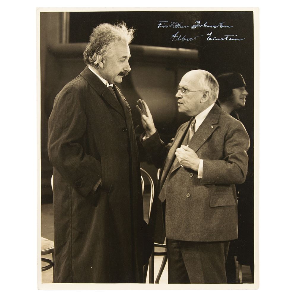 Albert Einstein Signed Photograph