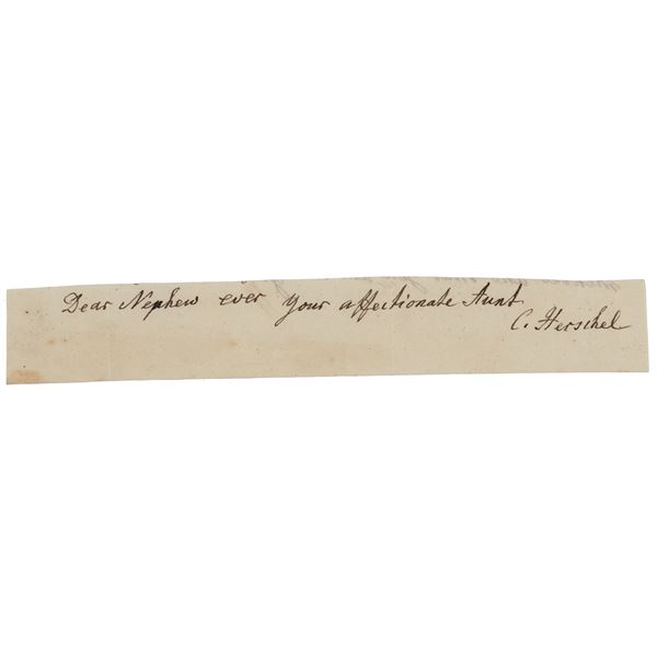 Caroline Herschel Signature