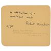 Image 1 : Robert Oppenheimer Signature