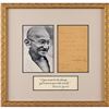 Image 1 : Mohandas Gandhi Letter Signed
