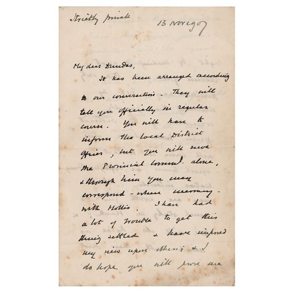 Winston Churchill Autograph Letter Signed