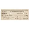 Image 1 : Nathaniel Bowditch Signed Check