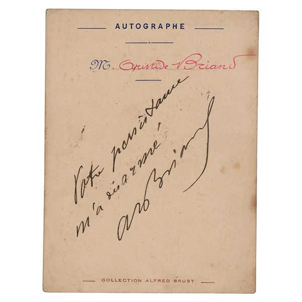 Aristide Briand Signature